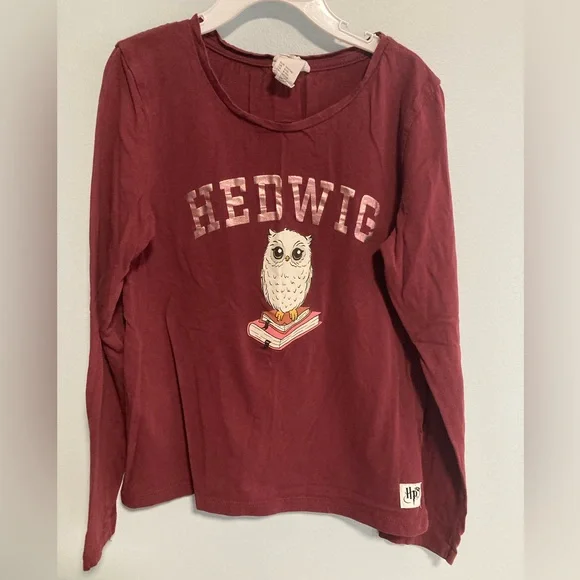 H&M Shirts Tops Hedwig Long Sleeve Cotton Tshirt Hm And